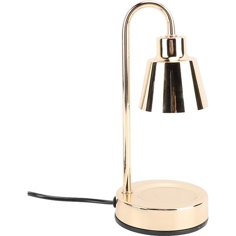 Ortviai Lampe Chauffe-Cire Réglable et Moderne pour Bougies en Cire – Design Vintage Or, Idéale pour Salon et Chambre (1/5)