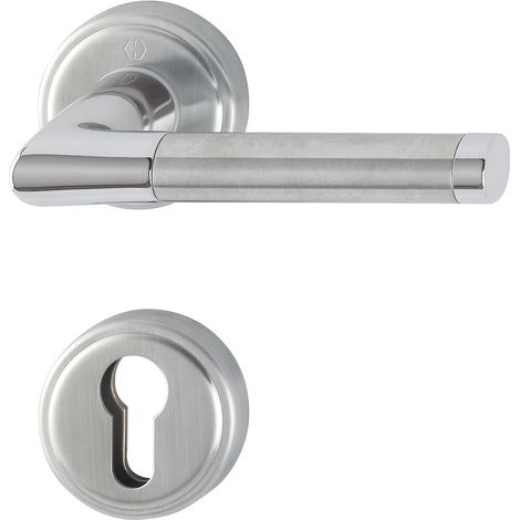 HOPPE® Drücker-Halbgarnitur mit Rosetten Capri M1950/15/15S, Messing, 3355835
