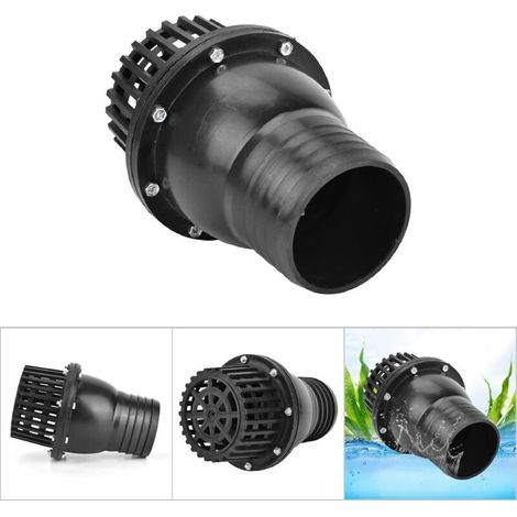 Schwarzes flaches PVC-Rückschlagventil für Niederdruckwasserpumpen und Fluidmaschinen (4 Zoll)