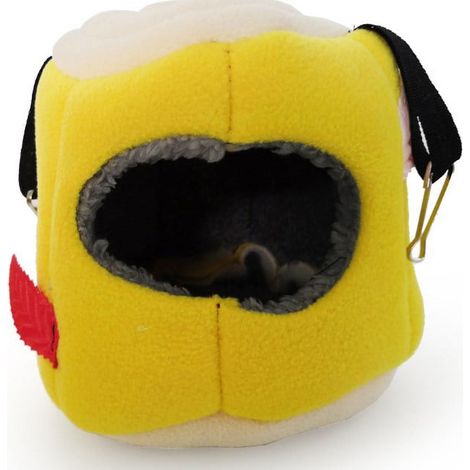 Nid Pour Oiseaux - Hammock En Coton - Pour Canaris Perroquets Et Petits Oiseaux - 15 X 14 X 14 Cm - 1 Pièce (1/4)