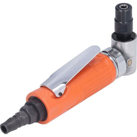 Ponceuse angulaire pneumatique 90° embout 3/8 po, manche coudé ergonomique, outil à air pour meulage polissage gravure (1/5)