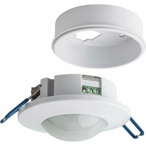 Détecteur de Mouvement Intérieur, Montage Encastré et en Saillie au Plafond, programmable, Capteur Infrarouge, 6m / 360° (1/5)