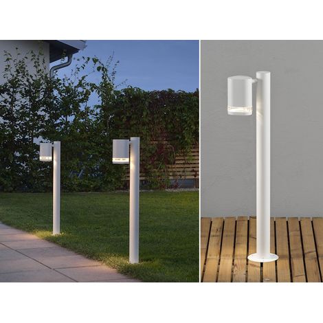 2er-Set Aluminium Wegeleuchte MODENA weiss, GU10, Höhe 70 cm, IP44 (1/5)