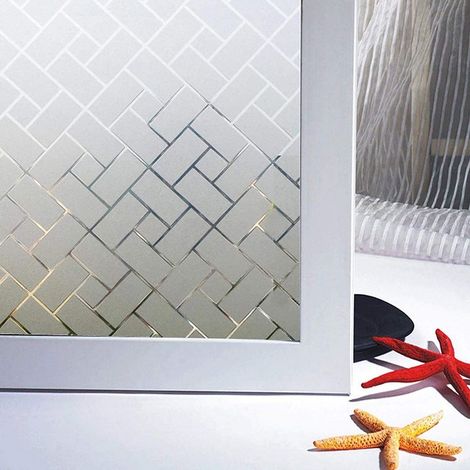 Window Film, Anti-Spy Film, Anti-UV Electrostatic Film, Glass Film, Privacy Protection for Windows, Home, Office, Bathroom (45 300) (1/5)