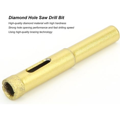 Set mit 5 goldverlöteten 10-mm-Schneidern für Glas-, Keramik- und Granitfliesen (1/5)