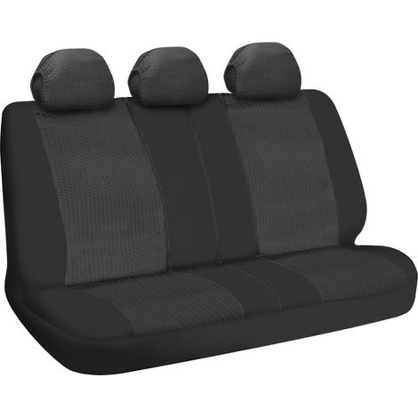 Duka Rear-Fit, coprisedile posteriore in tessuto jacquard e poliestere elasticizzati - Nero (1/4)