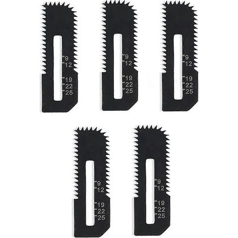 Lame De Scie A Decouper - Platre - 30 Mm D Epaisseur Max - Acier Haut Carbone - Pour Scie A Decouper Sans Fil - Lot De 5 (1/5)