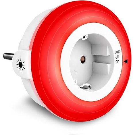 Veilleuse Prise Électrique Rouge 630nm Pack de 1 (1/5)