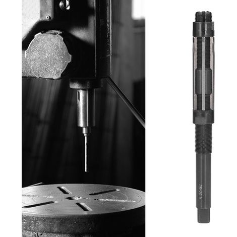 Alésoir à main 6 flûtes 9SiCr métal ajustable 26-29.5mm pour perçage et coupe (1/5)