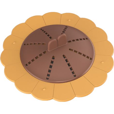 Filtre De Drain - Tamis En Silicone Souple - Pour Évier Cuisine Salle De Bain Douche - Diamètre 14 Cm - 1 Pièce (1/3)