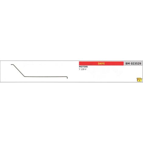 Stange Drehzahleinsteller DAYE für Motor Y 139V 023529