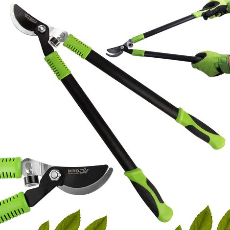Sécateur à branches de type enclume, sécateur de jardin robuste à main DIVODV
