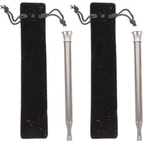 2 jeux de soufflets de poche pour allume-feu d'extérieur, soufflets pliables pour le camping (1/2)