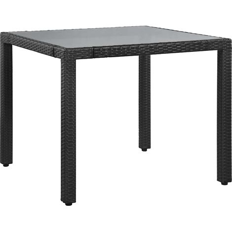Maison Exclusive - Set da Pranzo da Giardino 5 pz in Polyrattan Nero (1/5)