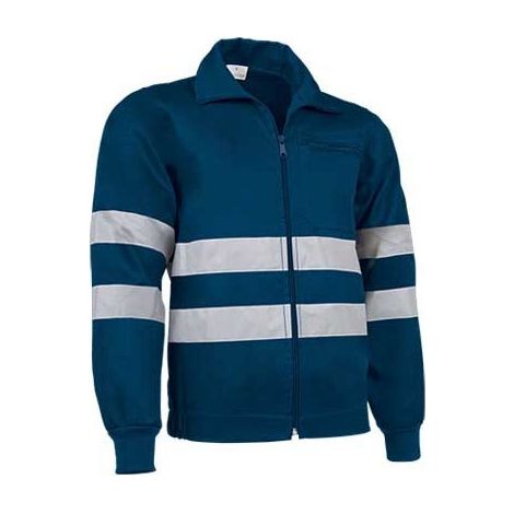 Chaqueta laboral retroreflectante de cuello alto Mirca M Azul Marino