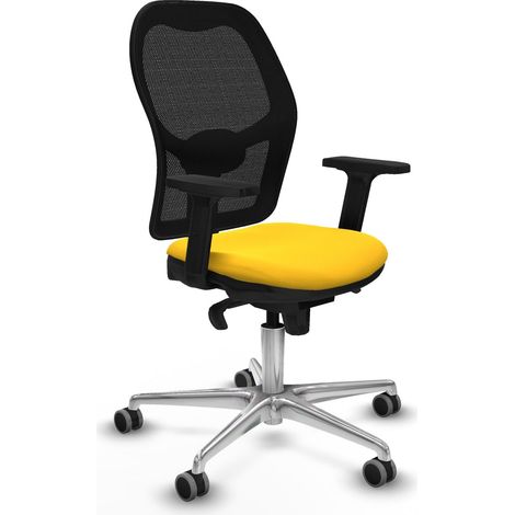 Sedia piqueras y crespo Jorquera nero similpelle ergonomica