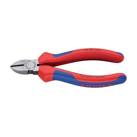KNIPEX 70 02 140 Seitenschneider mit Mehrko. schwarz atra. 140 mm