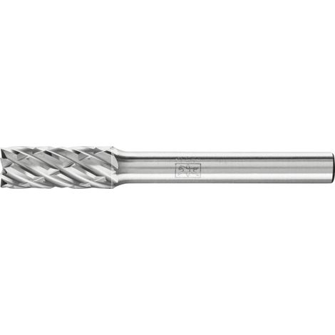 PFERD TOOLS Hartmetall Hochleistungsfrässtift STEEL Zylinder ZYAS stirnverzahnt Ø 08x20mm Schaft-Ø 6mm Stahl (1/5)