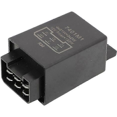 Compatible avec les relais clignotants pour tracteurs et voitures classiques, relais de voyants 12V 21W. (1/5)