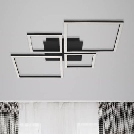 [GEBRAUCHT] Briloner Led Deckenlampe Deckenlampe Lampe Frame Step Dim Led 4 Flammig Schw934 B-Ware