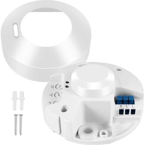 Interruptor de luz con sensor de movimiento infrarrojo y sensor de microondas Crezuo-Crezuo