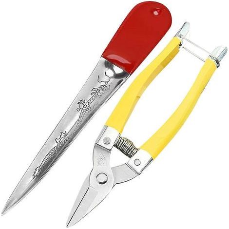 Set Metall-Hebelwerkzeuge zur Reparatur von Rattan und Korbgeflecht, inklusive Reparaturschere. – 15,00 x 5,00 x 1,00 cm (1/4)