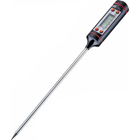 Thermomètre électronique numérique à lecture instantanée pour la cuisine, le barbecue et les grillades. (1/5)
