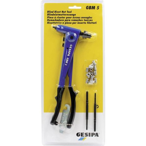 Gesipa 1434803 Rivettatrice per inserti e rivetti filettati 1 pz.