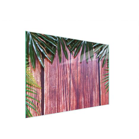 Planche à découper en verre 30x22 feuilles (1/5)