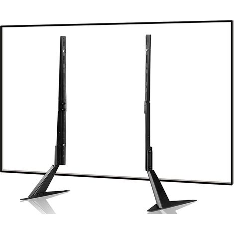 Support TV sur Pied Universel pour LCD LED OLED Ecran 20 à 65 Pouces, Hauteur Adjustable Pied TV Stand, Table Support TV Piédestal Max VESA 800x500 mm jusqu'à 50 kg