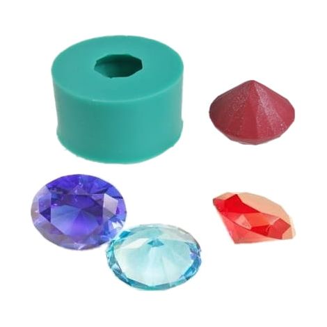 Diamantförmige Silikonform für Zuckerpaste