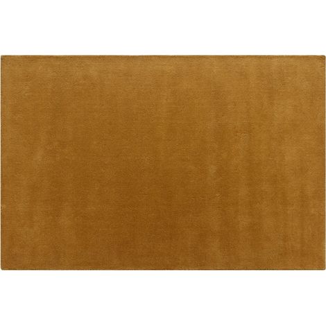 Tappeto 100% lana tessuto a mano 160 x 230 Ocra 1800g/m² - SELINA (1/2)