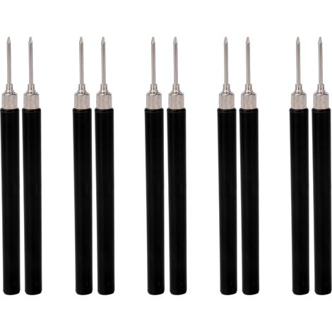 Multimètre J.30015 Sonde de Test sans Soudure pour Circuit Tension 30Vac‑60Vdc, Courant 24A, Aiguille de Test, Noir (1/5)