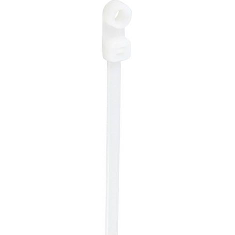 TRU COMPONENTS TC-12814164 Fascetta per cavi 370 mm 4.8 mm Naturale con vite, stabilità chimica 100 pz. (1/2)