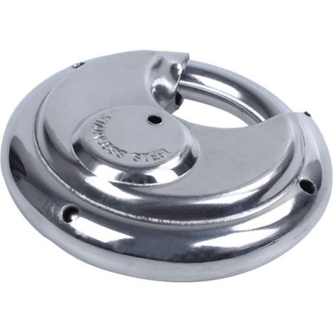 2 cadenas sécurité extérieur robustes 70mm en acier inox pour porte garage (1/5)