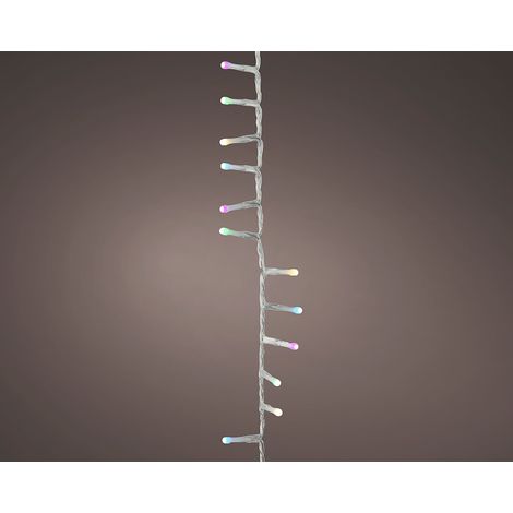 Lumineo LED-Lichterkette Rosa 11 Meter 8 blinkende Effekte