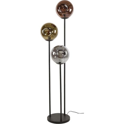 [NEUWERTIG] B-Ware Stellar Stehlampe Stehleuchte Glas Metall bunt Raumbeleuchtung Wohnzimmerlampe (1/2)