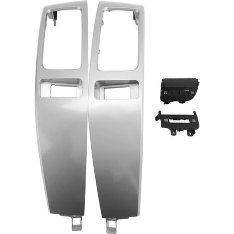 2 pièces Cadre de sortie de climatisation automobile A/C Aérateurs Plaque Panneau pour Land Cruiser Prado 120 GX470 2003-2 (1/5)