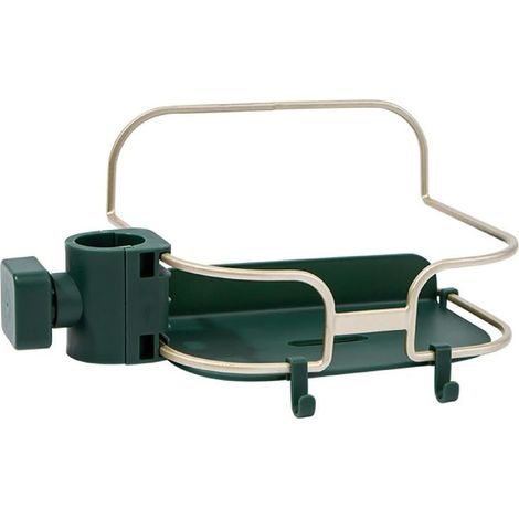 Étagère de rangement pour robinetterie durable, robuste, supportant une charge importante, étagère à champignons suspendue et rotative, étagère d'évier grande capacité, étagère de rangement pour robin (1/5)