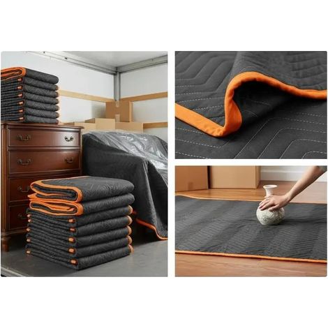 Couvertures de déménagement, tissu durable, polyvalence d'utilisation, MULTI (1/2)