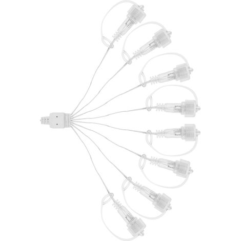CONNETTORE SMART SYSTEM 8 USCITE CAVO TRASPARENTE