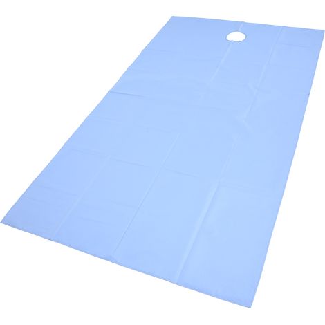 Draps de salon de beauté, housse de table de massage SPA SkinFriendly avec trou pour respirer le visage (bleu) (1/5)