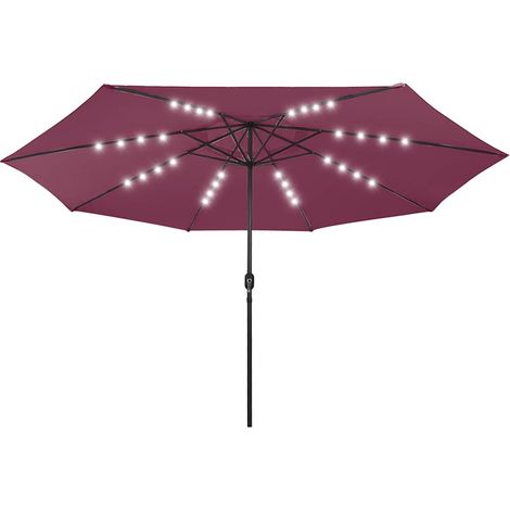 Maison Exclusive - Sonnenschirm mit LED-Beleuchtung 400 cm Bordea