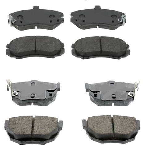 KIT PASTIGLIE FRENO ANTERIORI E POSTERIORI compatibile con HYUNDAI i10 (AC3,AI3) / PASTIGLIE FRENANTI AUTO OEM P 30 076,P 30 094 / SOSTITUZIONE DIRETTA / BASSA POLVERE / SILENZIOSO