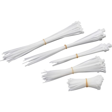 Serre-câbles Assortiment de Blanc, 250 pièces, 1746650 (1/5)