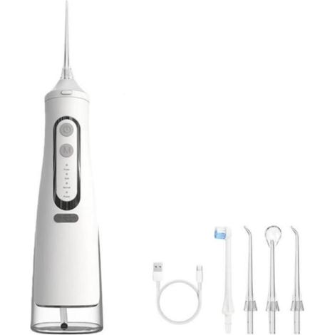 Hydropulseur sans fil Oryzom - 5 modes - 4 embouts - 300ml - IPX7