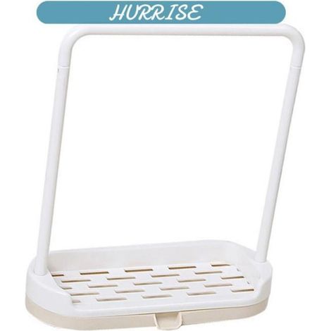 Sonew Porte-éponge pour évier de cuisine Kitchen Sink Sponge Holder Multipurpose Kitchen Rag Stand Sponge meuble boite Beige (1/5)