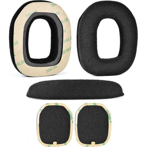 Coussinets d'oreille en mousse élastique pour casque Astro A50 gen3 gen4 - Accessoires Beams - Cache-oreilles en flanelle (1/5)