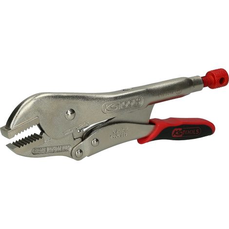 KS Tools Gripzange mit Easy-Release, gerade Backen,50 mm,L=250 mm (1/5)