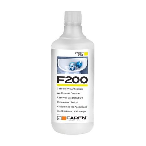 ACIDO ANTICALCARE CASSETTE WC F200 FAREN - LT 1- 12 pezzi